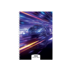 Блокнот Maxi А5, пластикова обкладинка, спіраль, 60 арк., клітинка (MX21213-14)