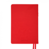 Еженедельник Leo planner А5 датированный 2026 "City", жесткий, красный, 368 страниц (252666)