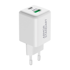 Зарядное устройство Armorstandart AR372 45W GaN Type-C + USB White (ARM77550)