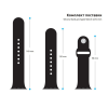 Ремінець до смарт-годинника Armorstandart Sport Band (3 Straps) для Apple Watch 49/46/45/44/42 (Series 1-3) Black (ARM49097)