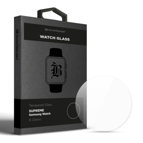 Скло захисне Armorstandart Supreme Black Icon Samsung Watch 8 Classic (ARM88140)