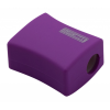 Точилка Buromax ALFA, RUBBER TOUCH з контейнером 2 отвори (BM.4778-1)