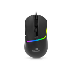 Мишка REAL-EL RM-530 USB Black (EL123200053)