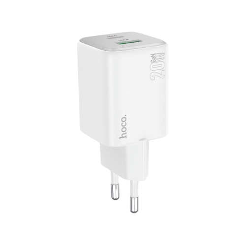 Зарядний пристрій HOCO N41 Almighty 1xUSB-C PD20W + 1xUSB QC3.0 White (6942007617031)