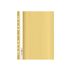 Папка-скоросшиватель Economix А4 Light с перфорации, желтая (E38504-05)