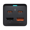 Зарядний пристрій Baseus AC + 2xUSB-C 65W + 2xUSB black (PSZM000901)