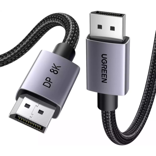 Кабель мультимедійний DisplayPort M to DisplayPort M 5.0m 8K60Hz 32.4Gbps black Ugreen (45039)