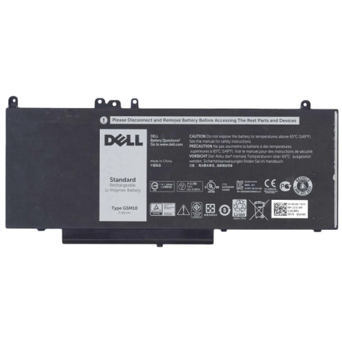 Акумулятор до ноутбука Dell Latitude E5550 G5M10, 43Wh (5800mAh), 4cell, 7.4V, Li-Pol AlSoft (A71172)