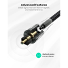 Кабель мультимедійний Optical Toslink 2.0m AV108 black Ugreen (10540)
