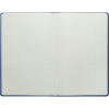 Книга записна Buromax Tweed 125x195 мм 96 аркушів в клітинку обкладинка зі штучної шкіри Синя (BM.291163-02)