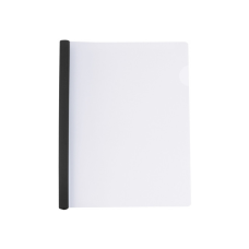 Папка-скоросшиватель Economix А4 с планкой-зажимом 15 мм (2-95 листов), черная (E31211-01)