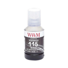 Чорнило WWM Epson L8160/L8180 140г Black Pigment (E115BP) KeyLock (E115BP-WWM)