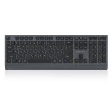 Клавиатура REAL-EL RK-715W Wireless/Bluetooth Black/Gray (EL123100051)