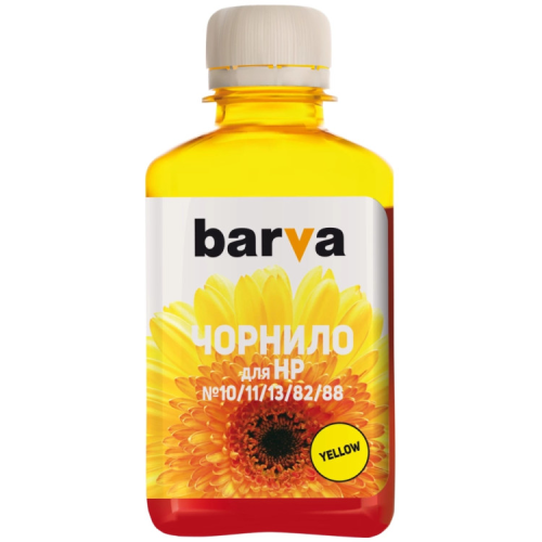 Чернила Barva HP 10/13/82/88,180 мл, Yellow (H10-688)
