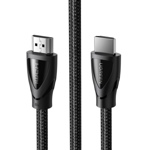 Кабель мультимедійний HDMI M to HDMI M 1.5m braided HD140 black Ugreen (80402)