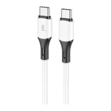Дата кабель USB-C to USB-C 1.0m 60W silicone white Wibrand (WI.DC/MA1W-CC)