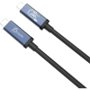 Дата кабель USB-C to USB-C 0.8m USB4 40Gbps 240W (48V/5A) 8K60Hz premium J5create (JUC29L08-N)