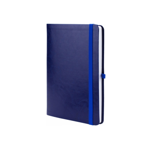 Книга записна Optima Nebraska А5 128 аркушів лінія синій (O20124-02)