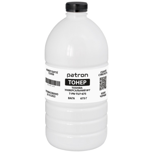 Тонер Toshiba universal 7, 675 г Patron (PN-TU7-675)