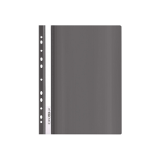 Папка-скоросшиватель Economix А4 Light с перфорацией, черная (E38504-01)