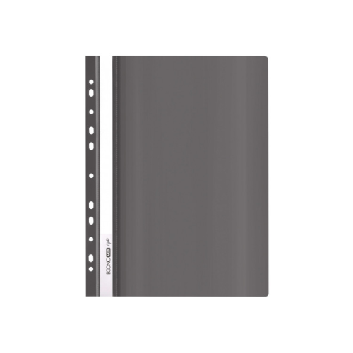 Папка-скоросшиватель Economix А4 Light с перфорацией, черная (E38504-01)