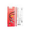 Кабель мультимедійний Lightning to 3.5mm M 1.0m nylon UPA26 black HOCO (6942007608817)