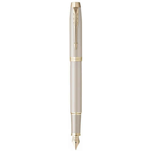 Ручка пір'яна Parker IM 17 Professionals Monochrome Champagne  FP F (28 211)