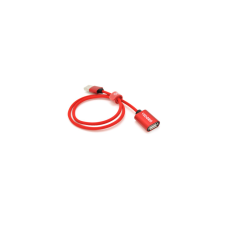 Дата кабель USB 2.0 AM/AF 0.5m red VEGGIEG (YT-AM/AF-UF2-0.5)