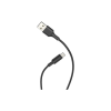 Дата кабель USB 2.0 AM to USB-C 1.0m 2A X25 black HOCO (6957531080145)