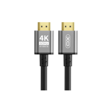 Кабель мультимедійний HDMI to HDMI 3.0m v2.0 black XO (GB017A-HDMI.tranish)