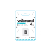 Карта памяти Wibrand 4GB mictoSD class 4 (WICDC4/4GB)