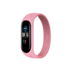 Ремінець до фітнес браслета BeCover Elastic Nylon Style для Xiaomi Mi Smart Band 5/6 (Size M) Pink (706152)