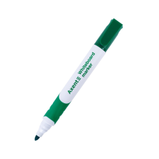 Маркер Axent для сухостираемых досок Comfort Grip 2 мм круглых Зеленый (2552-04-A)