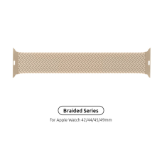 Ремешок для смарт-часов Armorstandart Braided Solo Loop для Apple Watch 49/46/45/44/42 (Series 1-3) Beige Size 6 (148 mm) (ARM64904)