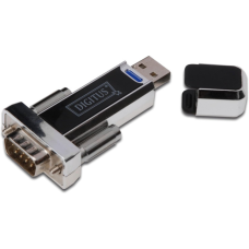 Кабель для передачі даних Digitus USB to COM M RS232 black (DA-70155-1)