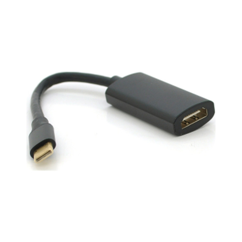 Переходник USB-C to HDMI F 0.15m black-gray Voltronic (YT-Type-C(M)/HDMI(F)-15cm)