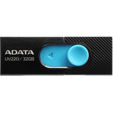 USB флеш накопичувач ADATA 32GB UV320 Black/Blue USB 3.1 (AUV320-32G-RBKBL)