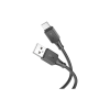 Дата кабель USB 2.0 AM to USB-C 1.0m silicone X101 Assistant black HOCO (6942007604079)
