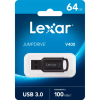USB флеш накопичувач Lexar 64GB JumpDrive V400 Black USB 3.0 (LJDV400064G-BNBNG)