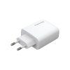 Зарядний пристрій ColorWay GaN Mini 50W PD Port PPS USB (Type-C PD 30W + Type-C PD 20W) white (CW-CHS050PD-WT)