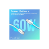 Дата кабель USB-C to USB-C ecoline-cc120.white Promate (ecoline-cc120.white)