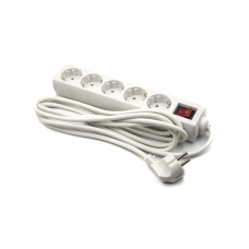 Мережевий фільтр живлення PowerPlant 3 м, 5 розеток, 3x1.0мм2 (PPSA08M30S5)