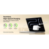 Зарядний пристрій Belkin 2xUSB-C 67W GaN PD3.2 PPS + built-in cable USB-C 1.0m white (WCH022KQWH)