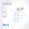 Дата кабель USB-C to USB-C 1.2m PwrX 60W ACCLAB (1283126559563)