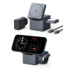 Зарядное устройство Anker MagGo Wireless Charging Station 15W 3-in-1 Cube Black (Y1811G11)
