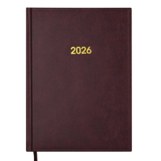 Тижневик Buromax датований 2026 BASE (Miradur) A5 бордовий (BM.2108-13)
