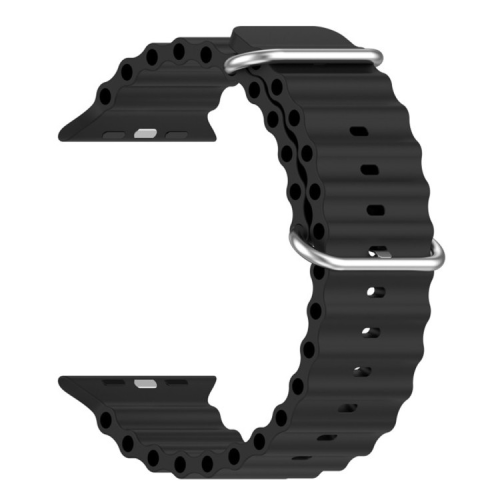 Ремешок для смарт-часов Armorstandart Ocean Band для Apple Watch 49/46/45/44/42 (Series 1-3) Black (ARM74244)