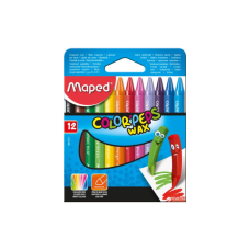 Карандаши цветные Maped Color Peps Wax Crayons воскові 12 кольорів (MP.861011)