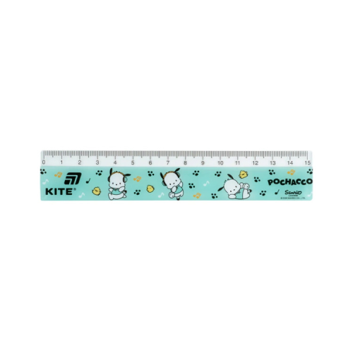 Лінійка Kite пластикова Pochacco, 15 см (PC26-090)