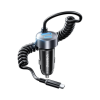 Зарядний пристрій Choetech 2xUSB 65W (1xUSB-C+1USB-A) PD 30W with spring Type-C cable 1.2M black (TC0030-BK)